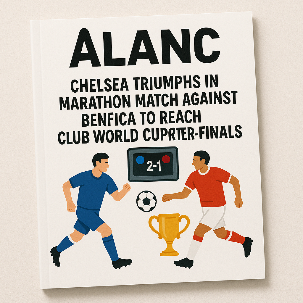  ALAND Magazine Cover Chelsea Benfica Club World Cup 2025